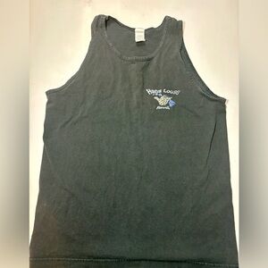 Suna Hang Loose Hawaii Maui Tank Top – Faded Black – Size M unisex